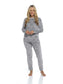 Women's Super Soft Heart Fleece Pyjamas Set Cozy Plush Loungewear Top and Pants Warm Teddy Fleece PJs for Lounging and Sleeping by Daisy Dreamer. Buy now for £20.00.