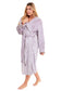 Women's Super Soft Plush Fleece Faux Fur Hooded Robe Luxurious Loungewear Bathrobe for Spa Hotel Home Pink Grey Sizes S-XL by Daisy Dreamer. Buy now for £20.00.