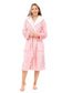Women's Super Soft Plush Fleece Hooded Bathrobe Fluffy Velvet Loungewear Long Sleeve Cosy Winter Dressing Gown Spa Essential by Daisy Dreamer. Buy now for £20.00.