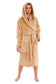 Women's Super Soft Plush Fleece Hooded Bathrobe Fluffy Velvet Loungewear Long Sleeve Cosy Winter Dressing Gown Spa Essential by Daisy Dreamer. Buy now for £20.00.