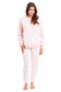 Women's Super Soft Teddy Fleece Lounge Set Fluffy Crew Neck Pyjama and Stretchable Loungewear in Grey Pink Ideal Nightwear Gift Available in S M L XL Sizes Daisy Dreamer. Buy now for £20.00.