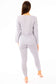 Women's Thermal Long Sleeve Top and Pants Set Winter Base Layers Warm Insulating Cotton Rich Fabric Sizes S to XXL Multiple Colors by Heatwave Thermalwear. Buy now for £10.00.
