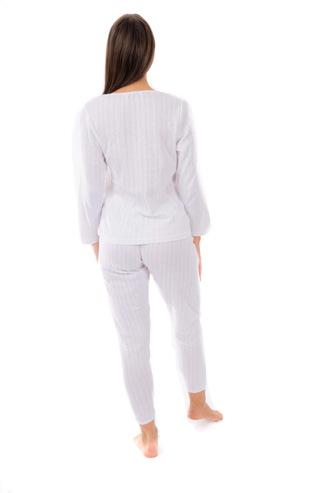 Women's Thermal Long Sleeve Top and Pants Set Winter Base Layers Warm Insulating Cotton Rich Fabric Sizes S to XXL Multiple Colors by Heatwave Thermalwear. Buy now for £10.00.