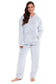 Women's Ultra-Soft Plush Fleece Hooded Pajama Set Cozy Winter Nightwear Warm Loungewear for Home Relaxation by Daisy Dreamer. Buy now for £20.00.