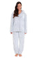 Women's Ultra-Soft Plush Fleece Hooded Pajama Set Cozy Winter Nightwear Warm Loungewear for Home Relaxation by Daisy Dreamer. Buy now for £20.00.