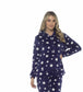 Women's Ultra-Soft Plush Fleece Hooded Pyjama Set with Star Design Cozy Nightwear Stretchable Loungewear Ideal Gift Multiple Sizes and Colors by Daisy Dreamer. Buy now for £20.00.