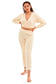 Women's Ultra Soft Teddy Fleece Loungewear Set Long Sleeve Wrap Top and Stretch Fit Pants Ideal for Relaxing and Sleeping Daisy Dreamer. Buy now for £20.00.
