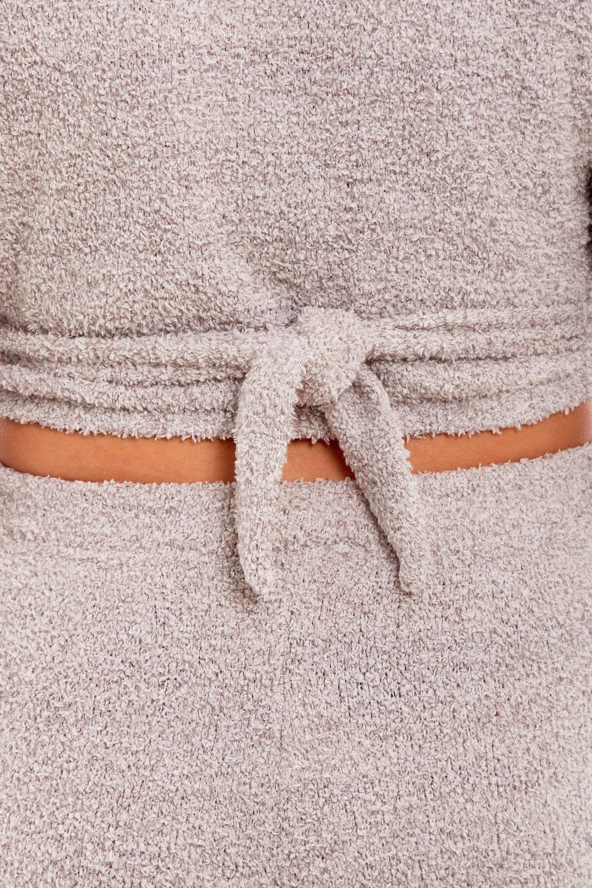 Women's Ultra Soft Teddy Fleece Loungewear Set Long Sleeve Wrap Top and Stretch Fit Pants Ideal for Relaxing and Sleeping Daisy Dreamer. Buy now for £20.00.