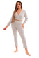 Women's Ultra Soft Teddy Fleece Loungewear Set Long Sleeve Wrap Top and Stretch Fit Pants Ideal for Relaxing and Sleeping Daisy Dreamer. Buy now for £20.00.