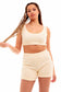Women's Ultra-Soft Teddy Fleece Tank Top and Shorts Pyjama Loungewear Set Cozy Fluffy Nightwear Perfect for Home Comfort and Relaxation by Daisy Dreamer. Buy now for £15.00.