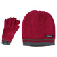 Women's Winter Hat and Gloves Set with 3M Thinsulate Insulation and Stylish Stripe Design in Multiple Colors for Warmth and Comfort by Sock Stack. Buy now for £8.00.
