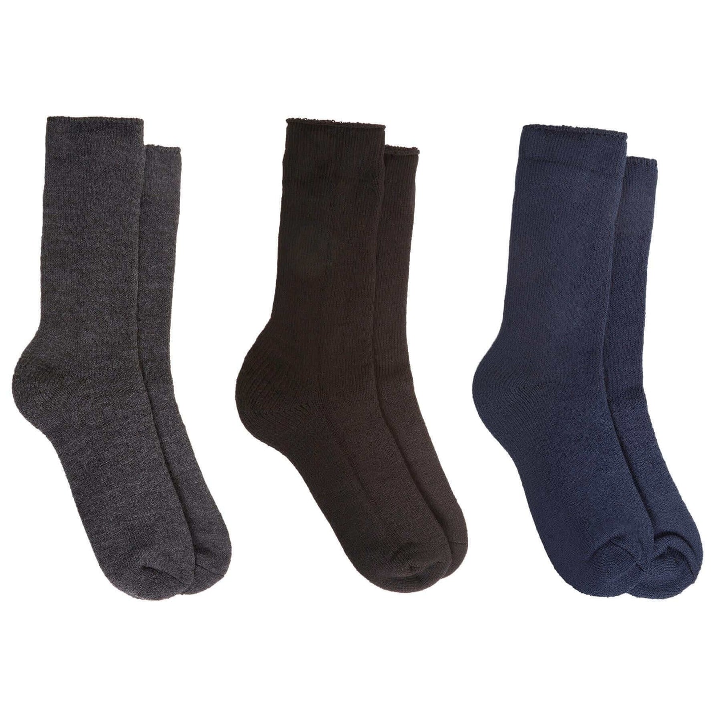 Heatwave® Pack Of 3 Mens Thermal Hot Socks, Heavy Duty Boot Socks UK 6-11. Buy now for £8.00. A Socks by Heatwave Thermalwear. 6-11, assorted, baselayer, black, brown, grey, heatwave, hiking, mens, mens socks, navy, outdoor, skiing, socks, sports, thermal