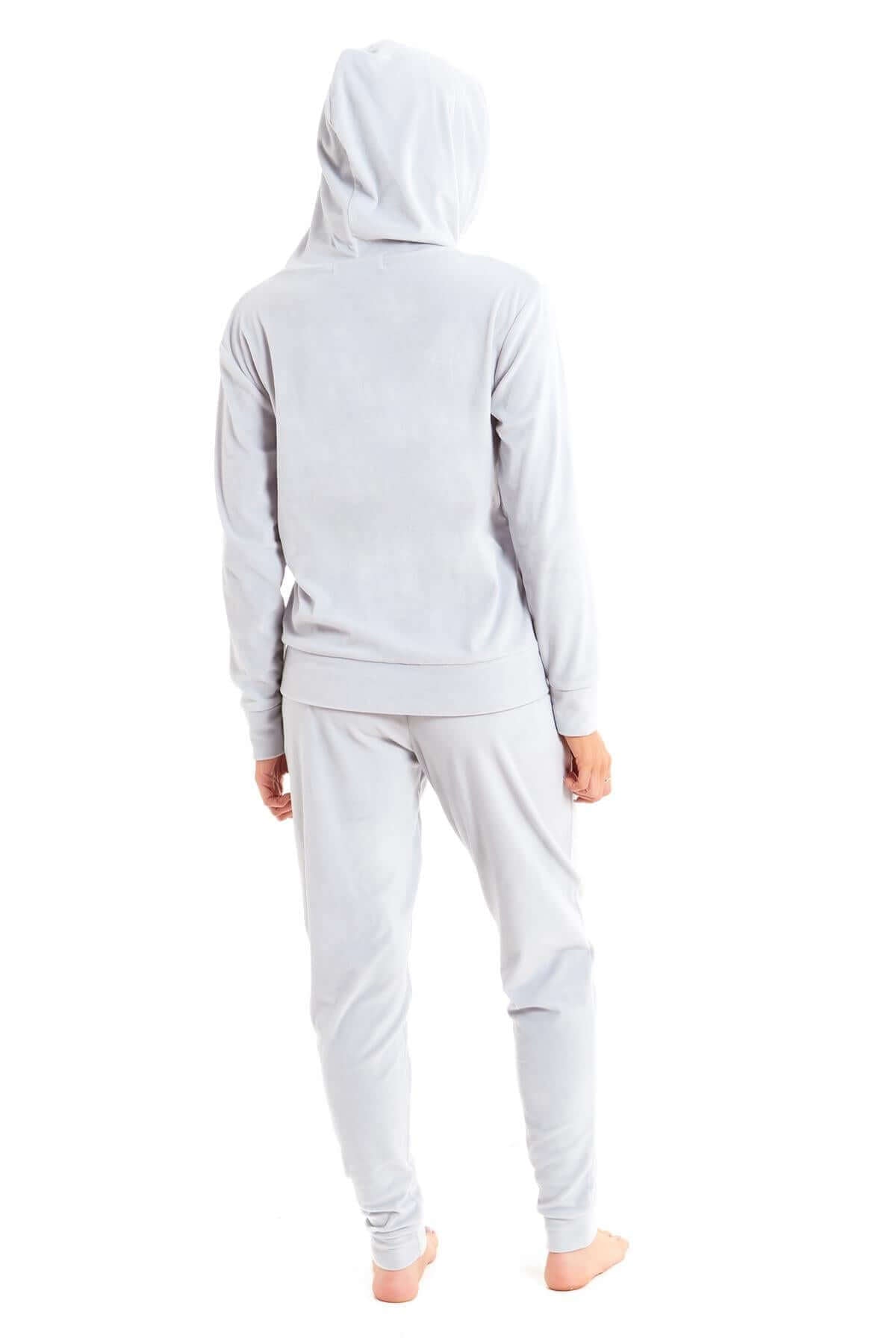 Women's Hooded Velour Zipped Track Suit Pyjama Loungewear Velvet Sets. Buy now for £20.00. A Pyjamas by Daisy Dreamer. 12-14, 14-16, 16-18, 18-20, 20-22, 8-10, bridesmaid, comfortable, daisy dreamer, elasticated, girls, gym, hoodie, hotel, large, loungewe