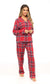 Women's Soft Brushed Cotton Flannelette Pajama Set with Elastic Waistband Cozy Check Pattern Sleepwear for All Seasons Small to XLarge by Daisy Dreamer. Buy now for £15.00.