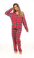 Women's Soft Brushed Cotton Flannelette Pajama Set with Elastic Waistband Cozy Check Pattern Sleepwear for All Seasons Small to XLarge by Daisy Dreamer. Buy now for £15.00.