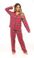 Women's Soft Brushed Cotton Flannelette Pajama Set with Elastic Waistband Cozy Check Pattern Sleepwear for All Seasons Small to XLarge by Daisy Dreamer. Buy now for £15.00.