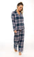 Women's Soft Brushed Cotton Flannelette Pajama Set with Elastic Waistband Cozy Check Pattern Sleepwear for All Seasons Small to XLarge by Daisy Dreamer. Buy now for £15.00.