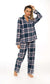 Women's Soft Brushed Cotton Flannelette Pajama Set with Elastic Waistband Cozy Check Pattern Sleepwear for All Seasons Small to XLarge by Daisy Dreamer. Buy now for £15.00.