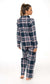 Women's Soft Brushed Cotton Flannelette Pajama Set with Elastic Waistband Cozy Check Pattern Sleepwear for All Seasons Small to XLarge by Daisy Dreamer. Buy now for £15.00.