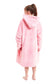 Kids Oversized Hooded Plush Fleece Blankets With Reversible Sherpa. Buy now for £15.00. A Hooded Blanket by Daisy Dreamer. blush pink, charcoal, childrens, clothing, dusky pink, flannel, fleece, grey, hooded blanket, hot pink, kids, loungewear, nightwear,