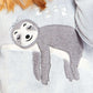 Lazy Sloth Plush Fleece Hooded Pyjama Set, Twosie Pyjama Mother & Daughter Matching Loungewear. Buy now for £15.00. A Pyjamas by Daisy Dreamer. 12-14, 16-18, 20-22, 8-10, animal, bridesmaid, charcoal, childrens, flannel, fleece, girl, grey, gym, hooded, h