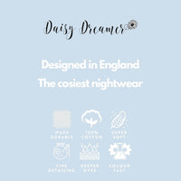 Luxury Women's Terry Cotton Bath Robe Ultra-Absorbent Soft Cozy Dressing Gown for Home Spa Gym Travel by Daisy Dreamer Robe
