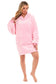 Oversized Grey & Pink Hooded Plush Fleece With Reversible Sherpa Blanket. Buy now for £20.00. A Hooded Blanket by Daisy Dreamer. charcoal, clothing, daisy dreamer, flannel, fleece, grey, hooded blanket, kids, ladies, loungewear, nightwear, oodie, oversize