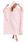 Women's Super Soft Oversized Hooded Poncho Blanket with Stars & Polka Dot Design for Indoor & Outdoor Use by Daisy Dreamer. Buy now for £25.00.