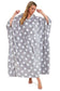 Women's Super Soft Oversized Hooded Poncho Blanket with Stars & Polka Dot Design for Indoor & Outdoor Use by Daisy Dreamer. Buy now for £25.00.