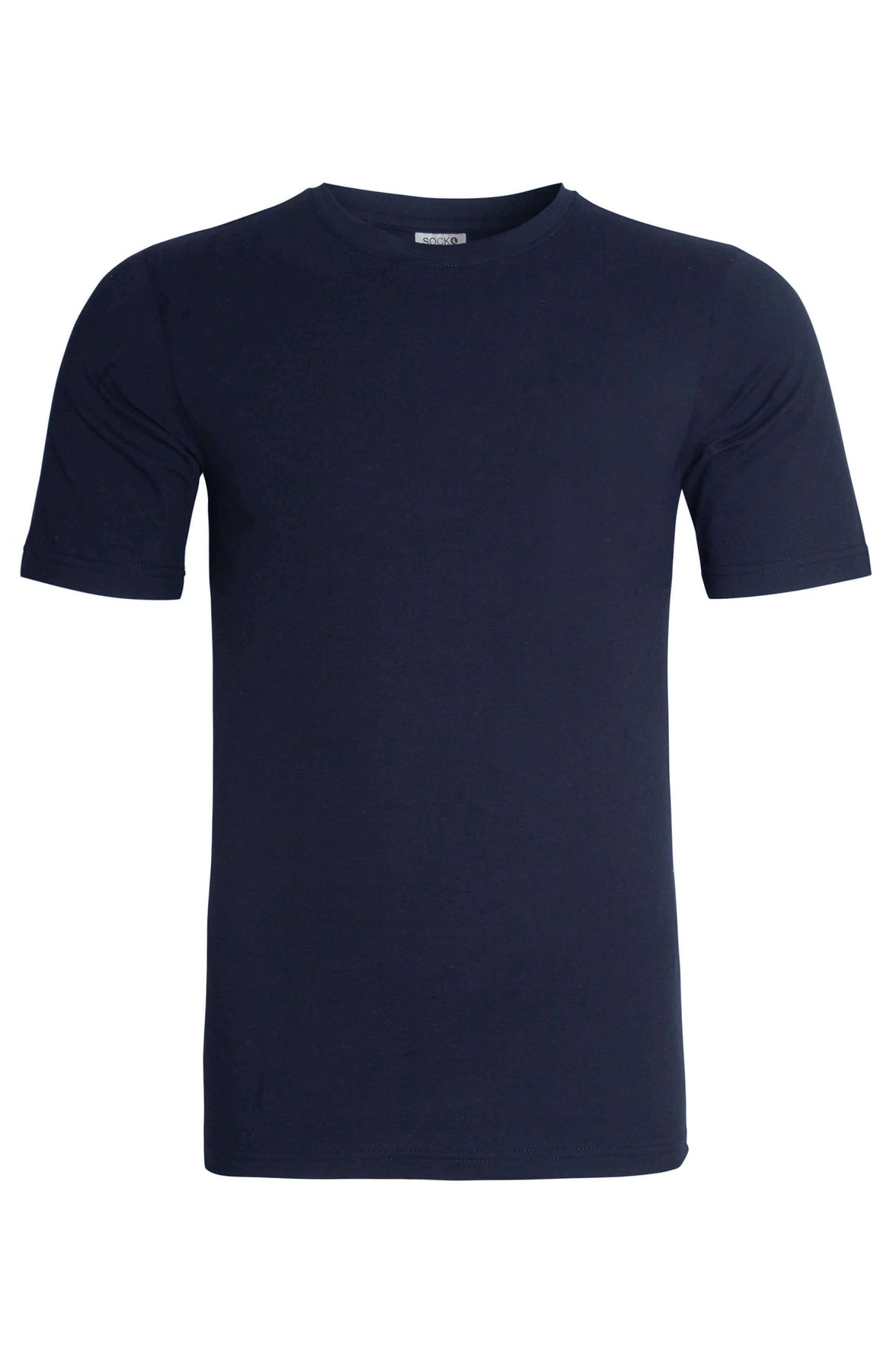 Pack of 3 Men's Plain T-Shirts Soft Breathable Cotton Polyester Blend Short Sleeve Tees Versatile Classic Colors by Sock Stack T-Shirts