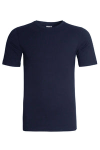 Pack of 3 Men's Plain T-Shirts Soft Breathable Cotton Polyester Blend Short Sleeve Tees Versatile Classic Colors by Sock Stack T-Shirts