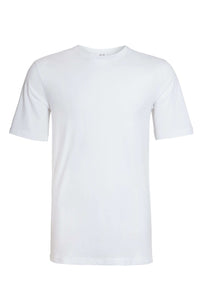 Pack of 3 Men's Plain T-Shirts Soft Breathable Cotton Polyester Blend Short Sleeve Tees Versatile Classic Colors by Sock Stack T-Shirts