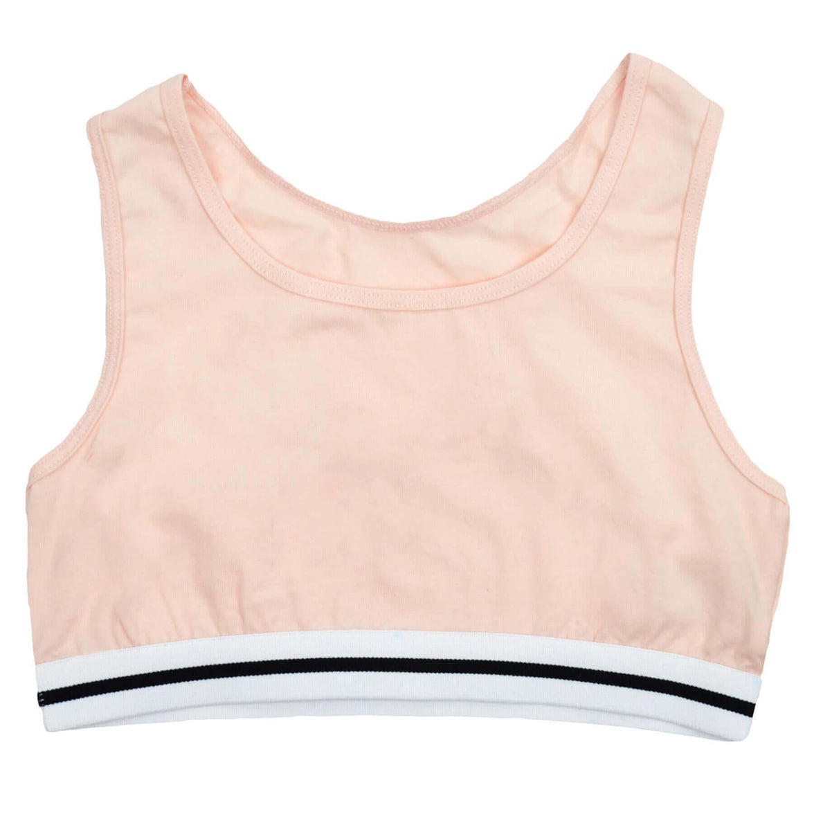 Pack of 4 Girls Seamless Sports Bralettes Racer Back Crop Top Training Bra Comfortable Stretchy Yoga Vest for Kids and Teens Ultimate Support by Daisy Dreamer Underwear