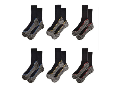6 Pairs Of Men's Bamboo Work Socks, Ultimate Work Boot Socks. Buy now for £10.00. A Socks by Sock Stack. 6-11, anti bacterial, anti blister, assorted, bamboo, baselayer, black, boot, boys, comfortable, cosy, cotton, elastane, mens, mens socks, office, pol