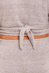 Women's Ultra Soft Teddy Fleece Loungewear Set Long Sleeve Wrap Top and Stretch Fit Pants Ideal for Relaxing and Sleeping Daisy Dreamer Pyjamas